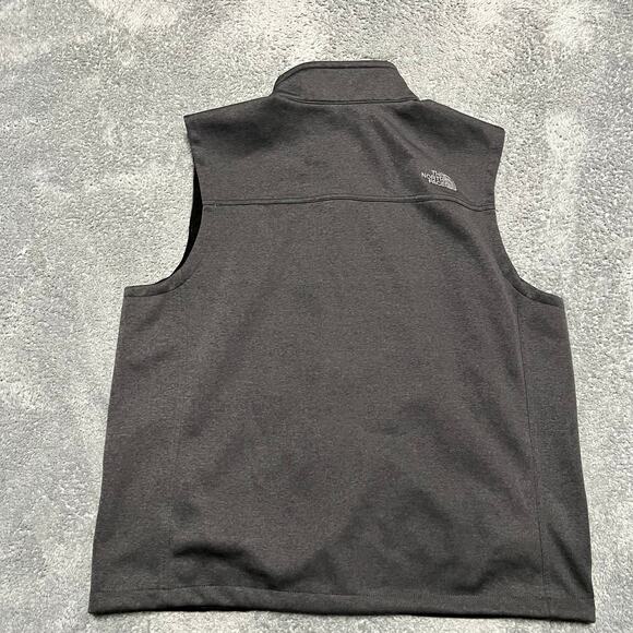 The North Face Jacket Mens XL Gray Windwall Ridgewall Vest Soft Shell Full Zip - Picture 5 of 11